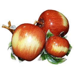 Фарфоровая статуэтка три Яблока