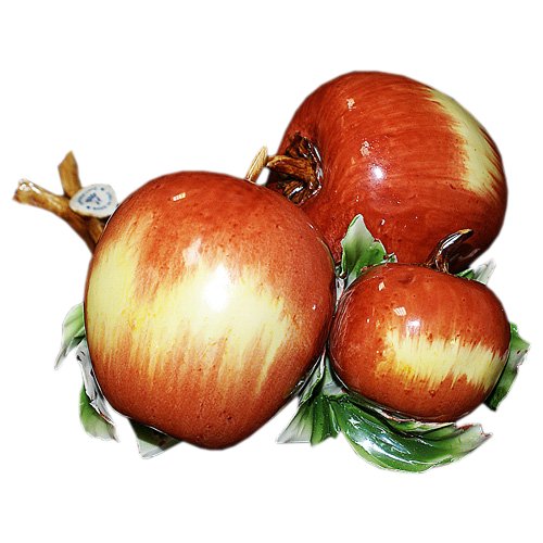 Фарфоровая статуэтка три Яблока