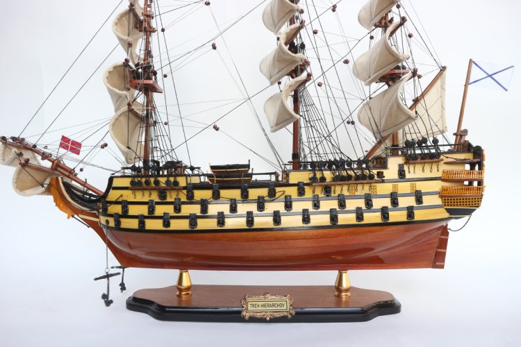 Модель парусника Трёхъ Иерархов, Россия, 74 см TS-0095-W-60, фотография 1