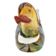 Статуэтка из Муранского стекла Разноцветная утка Mirho 44285, портретный вид