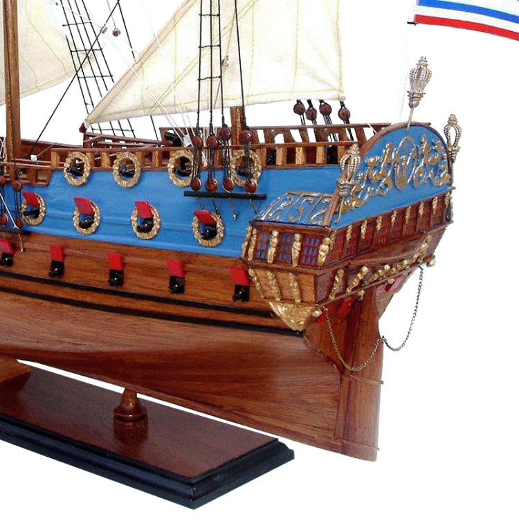 Модель парусного корабля Goto Predestinatsia, Россия, 94 см, фотография кормы