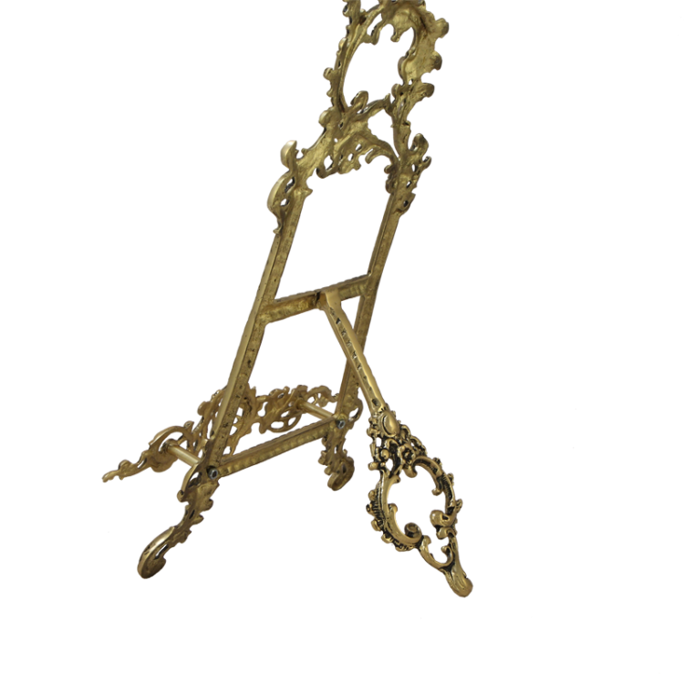 Большая подставка под книгу из бронзы Bello De Bronze BP-31102-D, фотография с обратной стороны