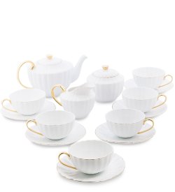 Чайный набор из фарфора на 6 персон Оро Палаццо