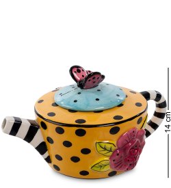 Заварочный чайник из керамики Бабочка