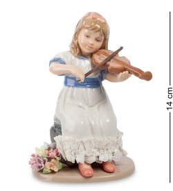 Статуэтка из фарфора Девочка со скрипкой