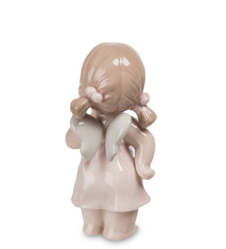 Фигурка из фарфора Ангелочек-девочка Pavone JP-36/ 3, фотография со спины