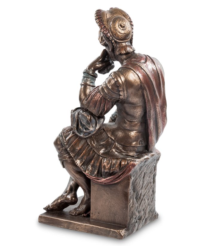 Статуэтка Медный Лоренцо Медичи - Микеланджело Veronese WS-632/ 1, оборотная сторона