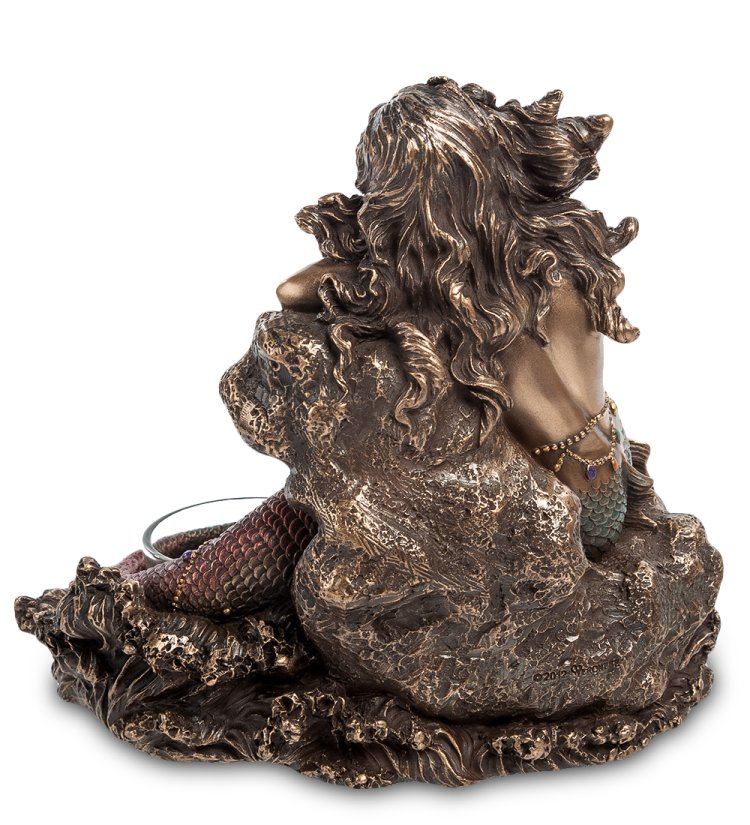 Подсвечник Русалка на берегу Veronese WS-482/ 1, оборотная сторона