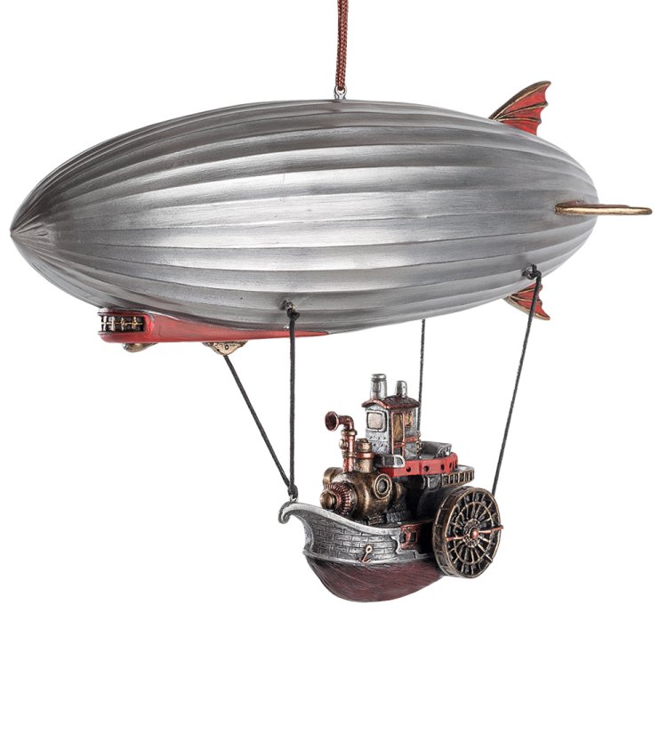 Статуэтка в стиле Стимпанк Дирижабль Veronese WS-281
