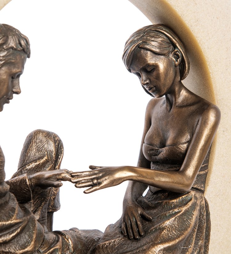 Статуэтка Круг Нежной Любви Veronese WS-973, увеличенный вид деталей 2