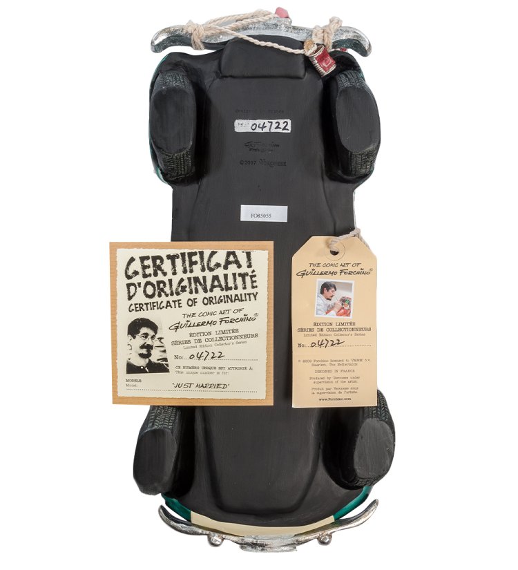 Статуэтка Свадебный Автомобиль - Just Married Forchino FO-85055, сертификаты