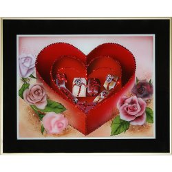 Картина Вдохновение c кристаллами Swarovski