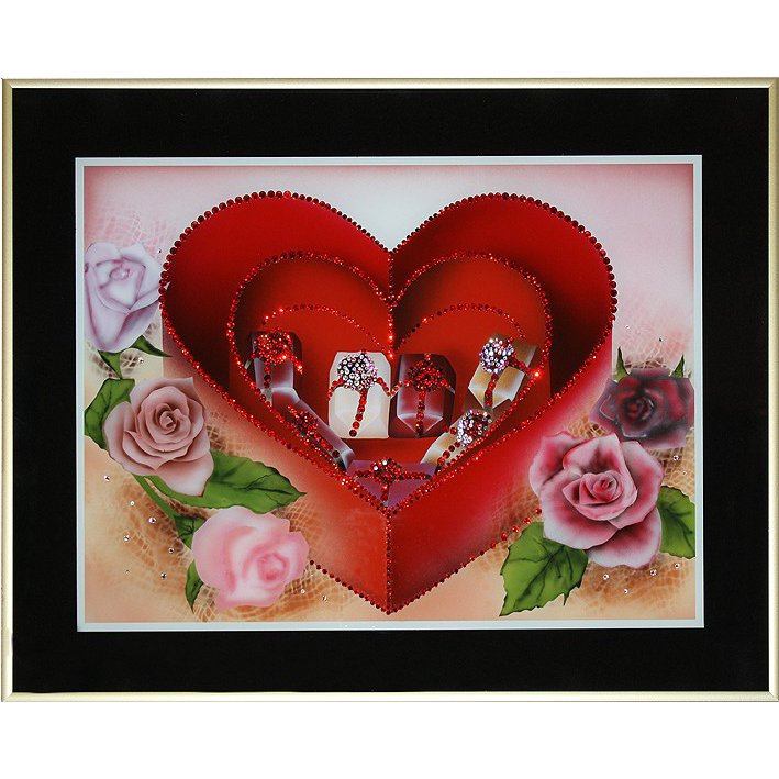 Картина Вдохновение c кристаллами Swarovski