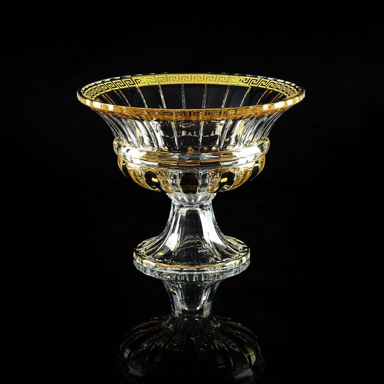 Конфетница из хрусталя на ножке Decor Migliori De Luxe 25683