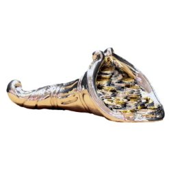 Статуэтка Серебряный Рог изобилия с золотыми монетами