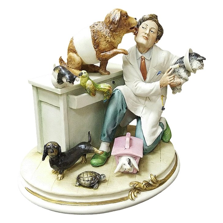 Статуэтка из фарфора Ветеринар