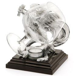 Набор для коньяка с подогревом Петух - 2017