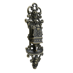 Полочка-держатель настенная декоративная для спичечного коробка Антик