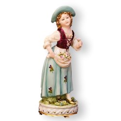 Статуэтка из фарфора Девушка в переднике