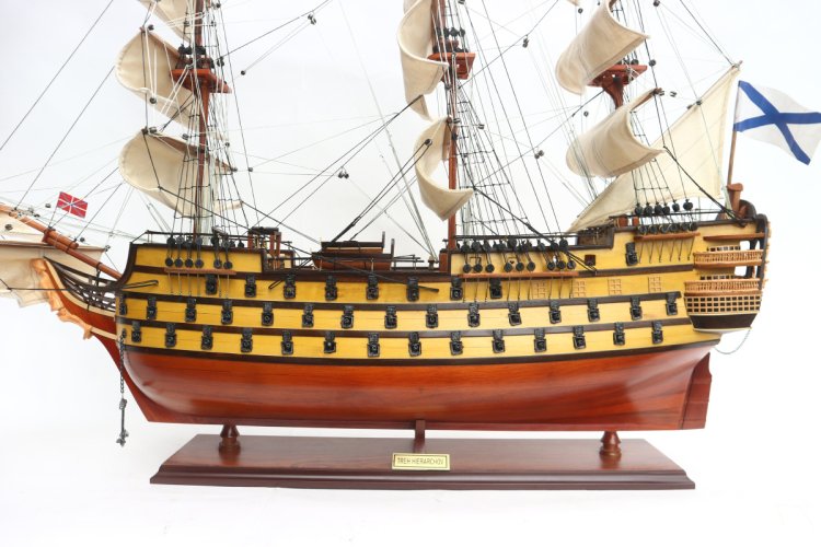 Модель парусника Трёхъ Иерархов, Россия, 85 см TS-0095-W-80, фотография 6