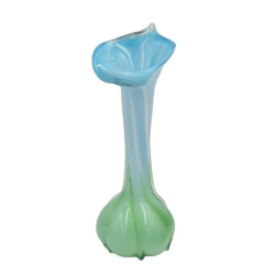 Ваза для цветов из муранского стекла Нежная калла