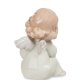 Статуэтка из фарфора Ангелочек в белом платье сидит Pavone JP-20 /8, фотография со спины