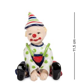 Статуэтка из фарфора Клоун сидит