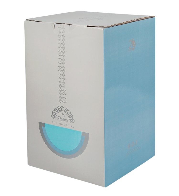 Чайный сервиз на 6 персон с тарелками Песня Мотылька Pavone JK- 99, фотография коробки