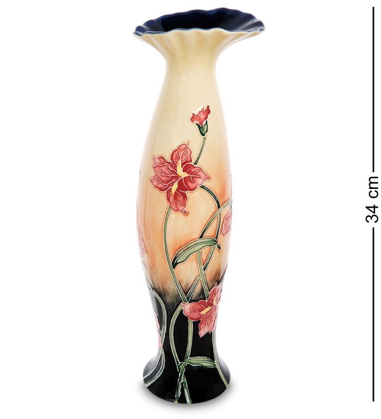 Ваза для цветов из фарфора Цветок Ночной Романтики Pavone JP-160/ 2