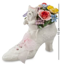 Фигурка из керамики Щенок в сапожке