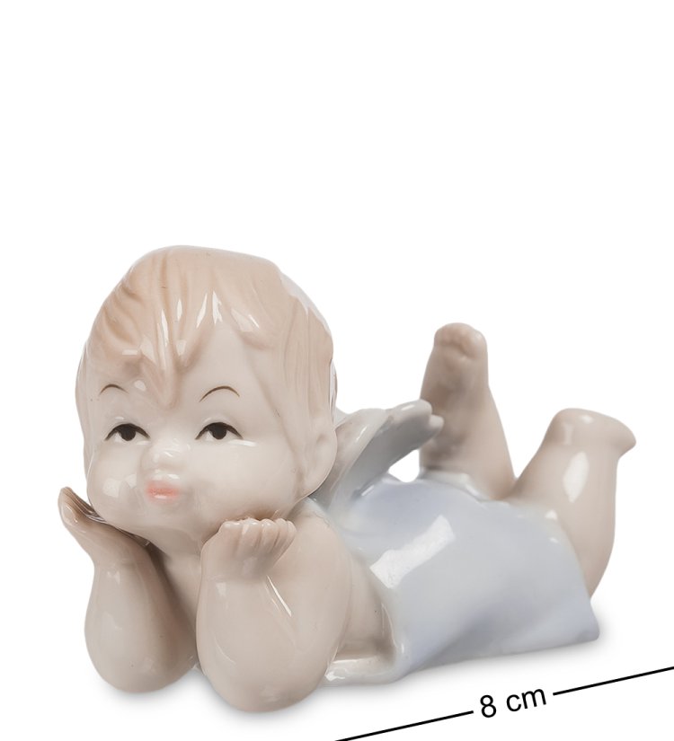 Фарфоровая фигурка Ангелочек-мальчик Pavone JP-36/ 4