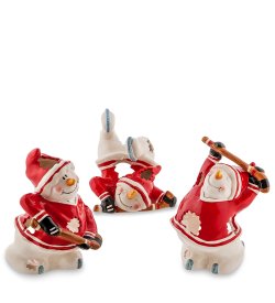 Набор из трех подсвечников Хоккейная команда