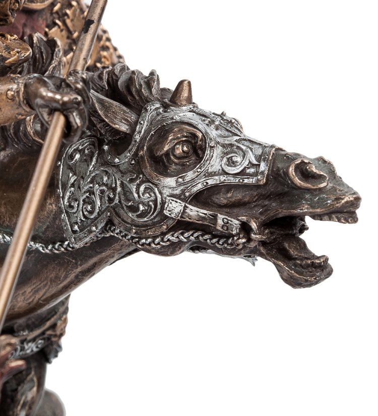 Статуэтка Китайский воин - Защита Veronese WS-427, увеличенный вид коня