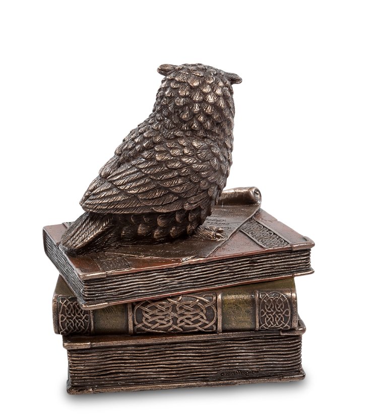 Шкатулка Мудрая сова Veronese WS-72/ 1, оборотная сторона