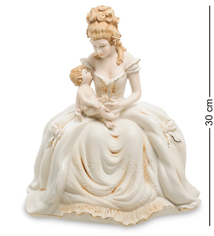 Статуэтка из керамики Мать с младенцем Sabadin Vittorio SV- 53
