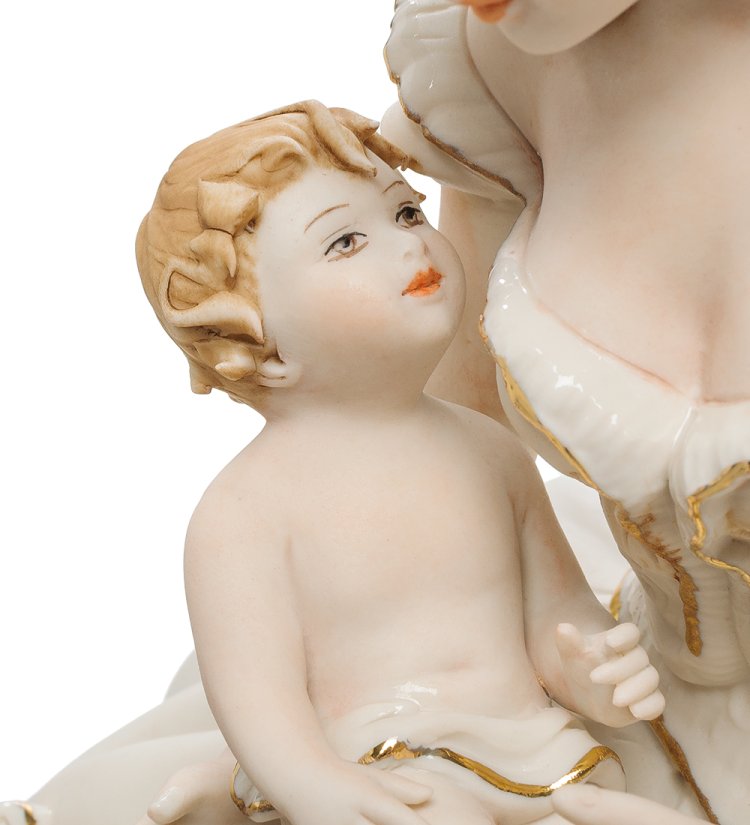 Статуэтка из керамики Мать с младенцем Sabadin Vittorio SV- 53, фотография ребенка