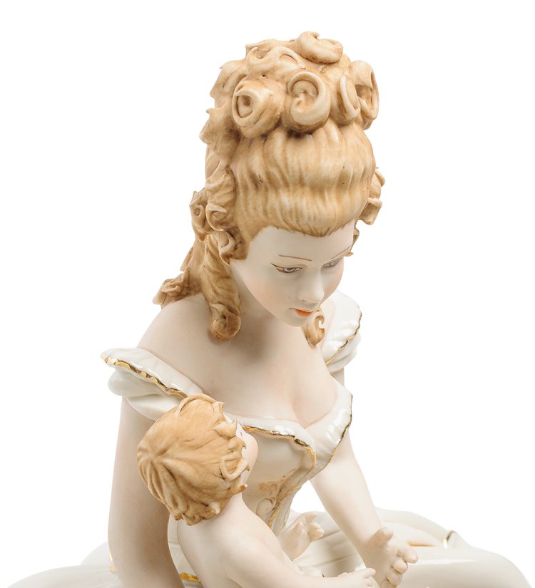 Статуэтка из керамики Мать с младенцем Sabadin Vittorio SV- 53, фотография крупным планом