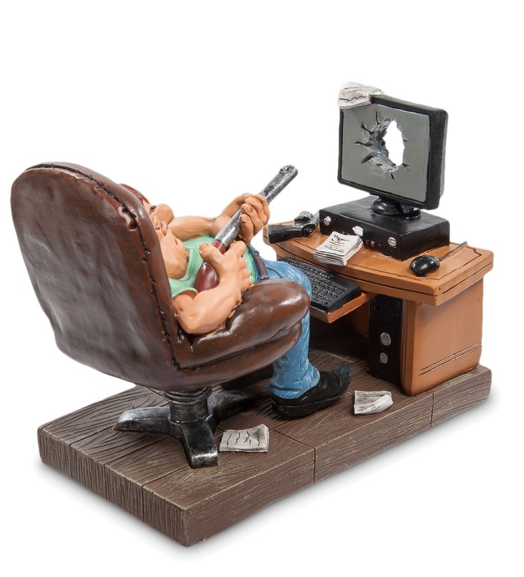 Фигурка Геймер The Comical World of Stratford RV-500, оборотная сторона