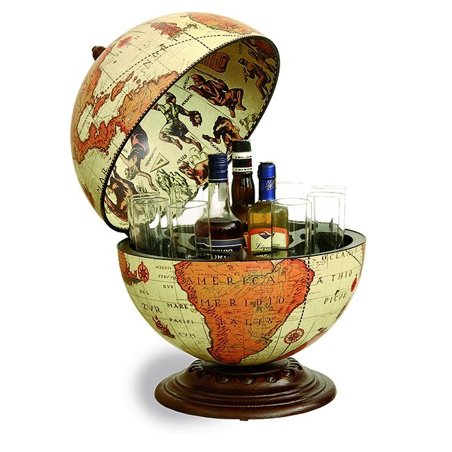 Глобус-бар настольный (Сафари)