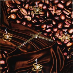 Часы с кристаллами Swarovski - Кофейная пауза