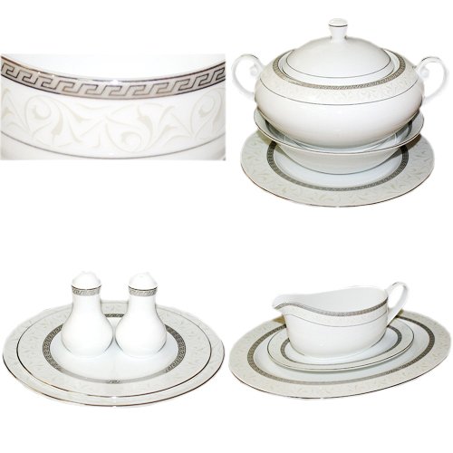 Столовый сервиз с декором Лилия