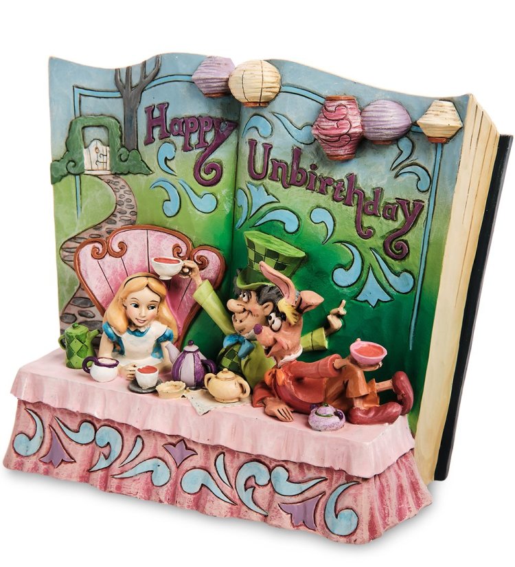 Статуэтка Алиса в стране чудес - Книга сказок Disney Traditions