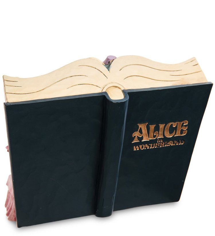 Статуэтка Алиса в стране чудес - Книга сказок Disney Traditions, оборотная сторона