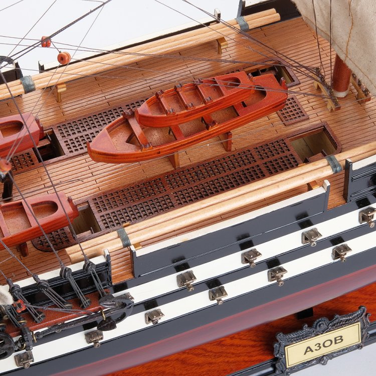 Модель корабля из дерева Азов 1826 г., фото 8