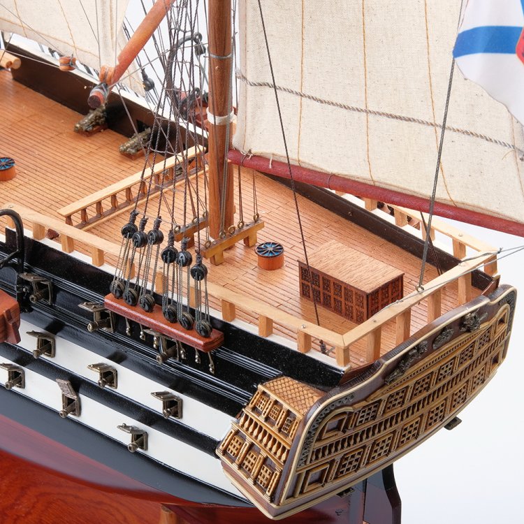 Модель корабля из дерева Азов 1826 г., фото 11