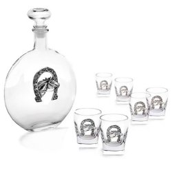 Набор для водки на 6 персон Лошадь с подковой