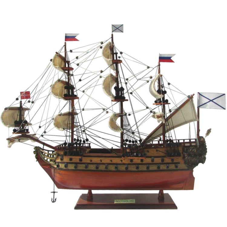 Модель парусного корабля Ингерманланд, Россия, 50 см