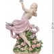Статуэтка из фарфора Девушка с розами и бабочками Pavone JP-29/23