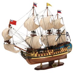 Модель Парусного корабля из дерева Полтава