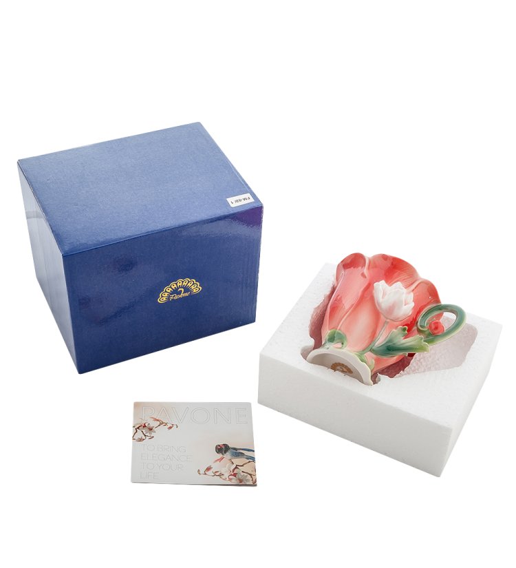 Кружка из фарфора Цветок - Анемон Pavone FM-02/ 4, упаковочный вид